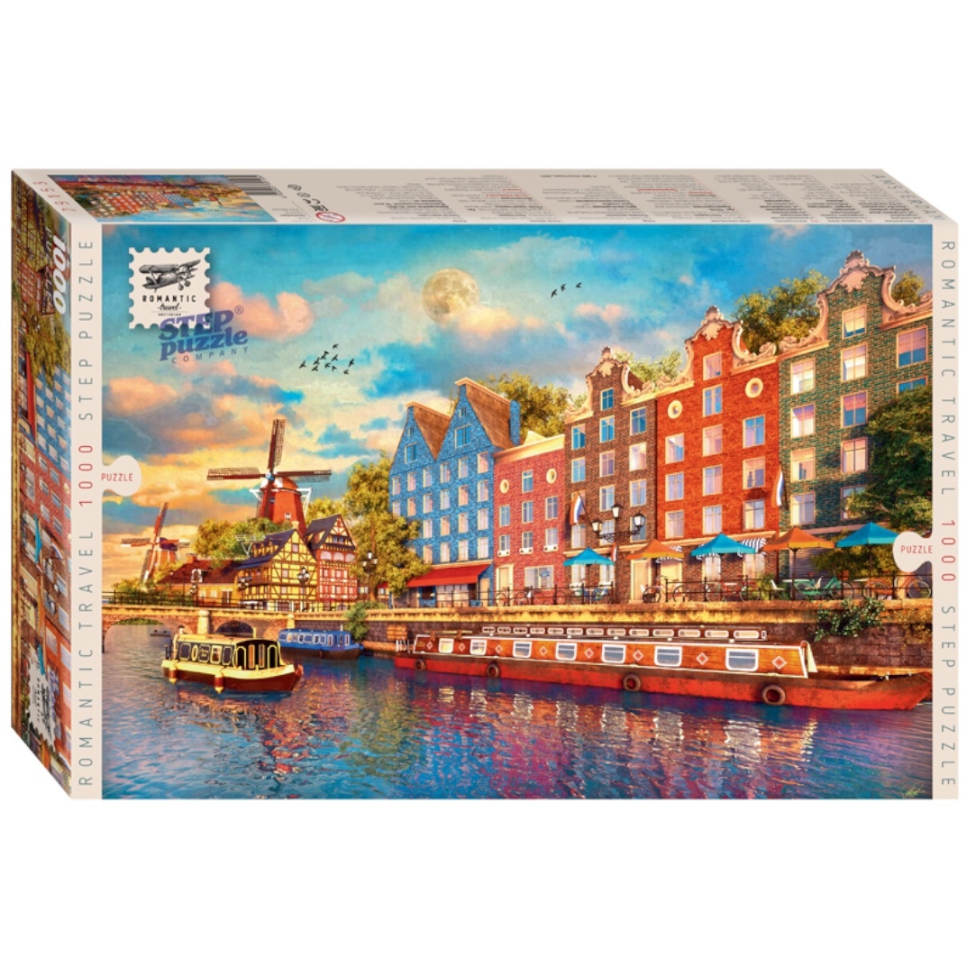 Мозаика "puzzle" 1000 "Амстердам" (Romantic Travel) 79153