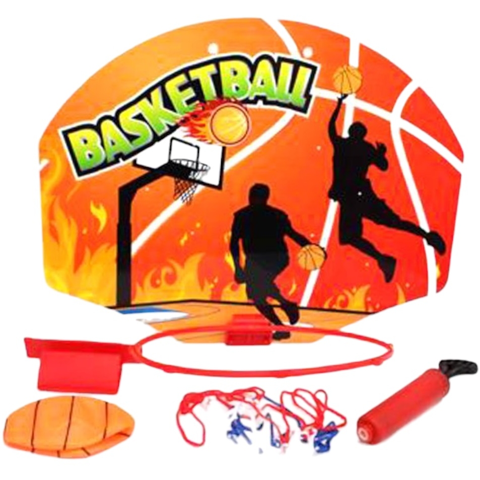 Набор для баскетбола (щит с кольцом 42х33 см, мяч, насос)