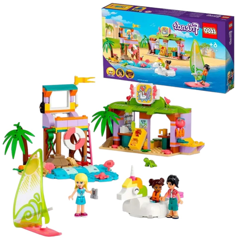 Констр-р LEGO FRIENDS Развлечения на пляже для серферов 41710