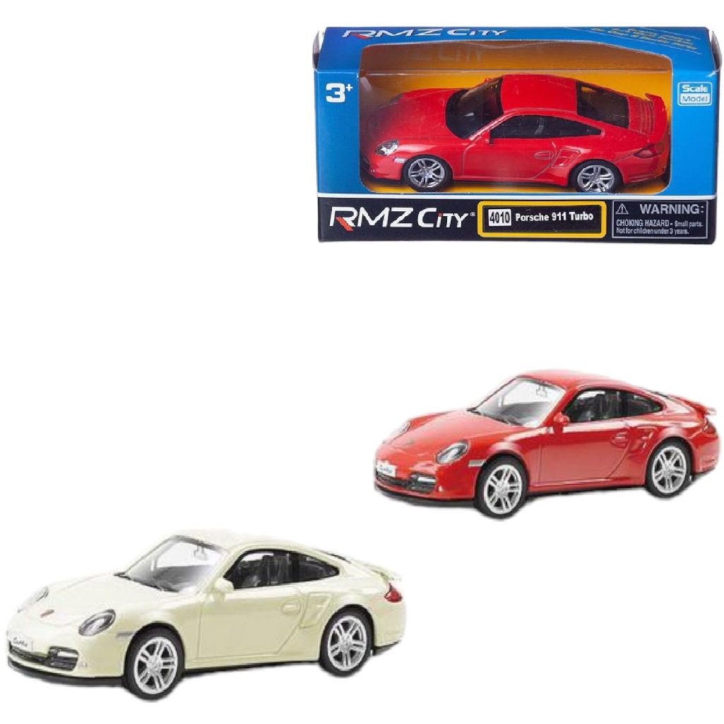 Машина металлическая RMZ City 1:43 Porsche 911 Turbo, без механизмов, цвет белый, арт. 444010WH