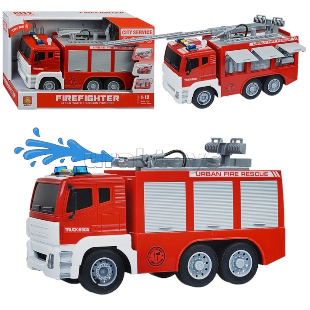 Машина "Пожарная служба" (свет, звук, 29 см)