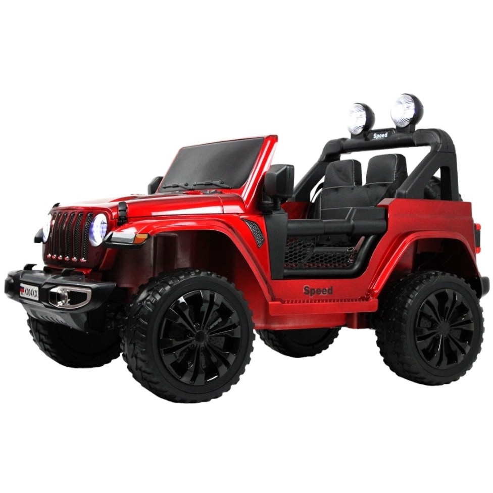 Электромобиль Jeep Rubicon (красный глянец) X004XX