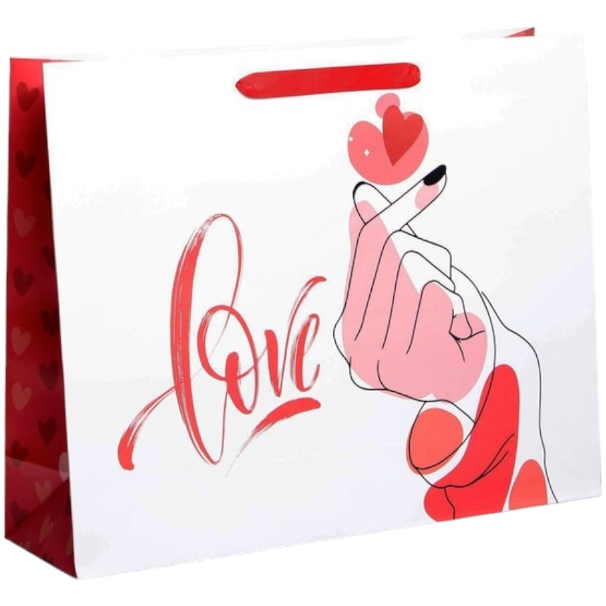Пакет ламинированный «Для тебя с любовью», L 40 × 31 × 11,5 см   7183905