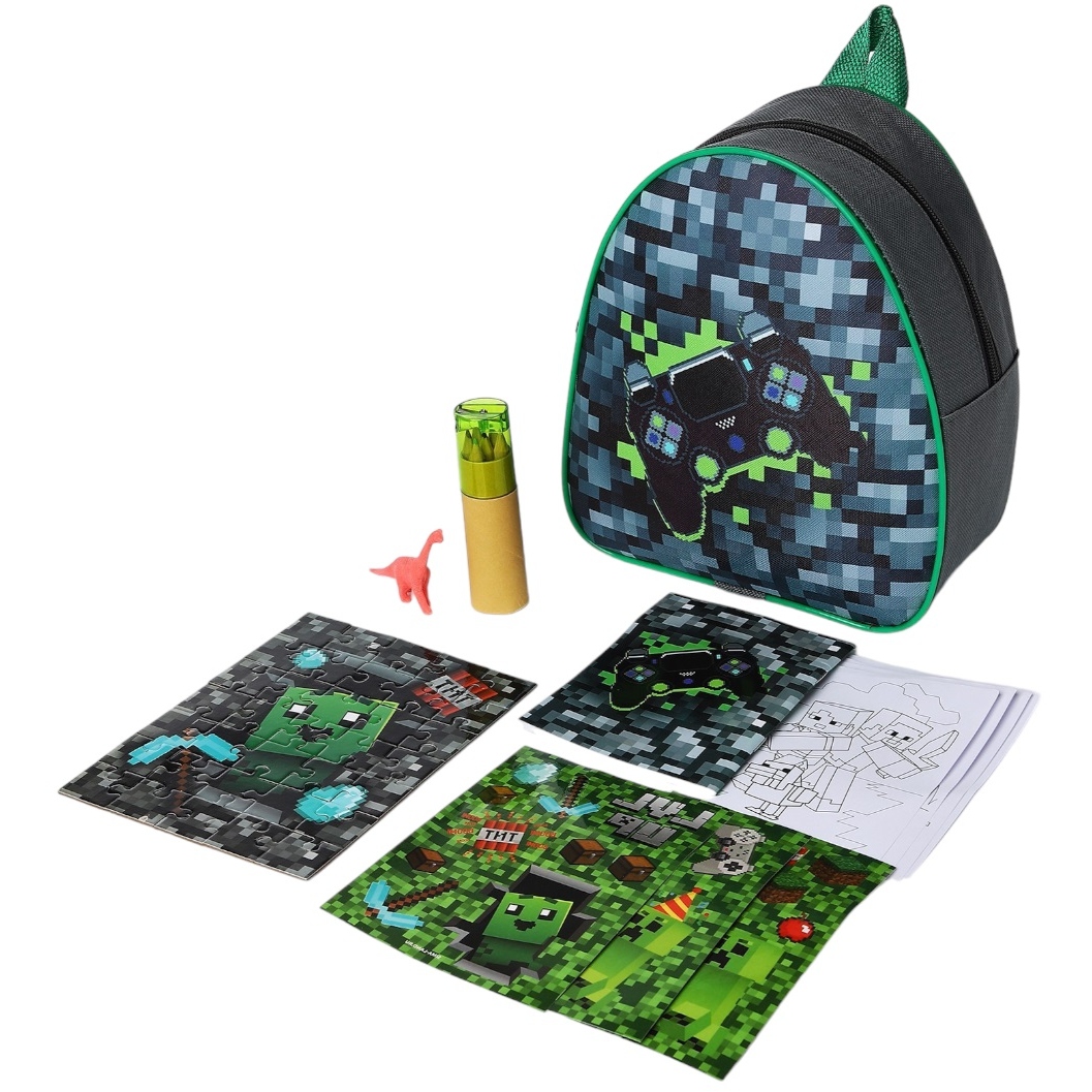 Подарочный набор с рюкзаком для детей "Пиксельный мир" 9719863