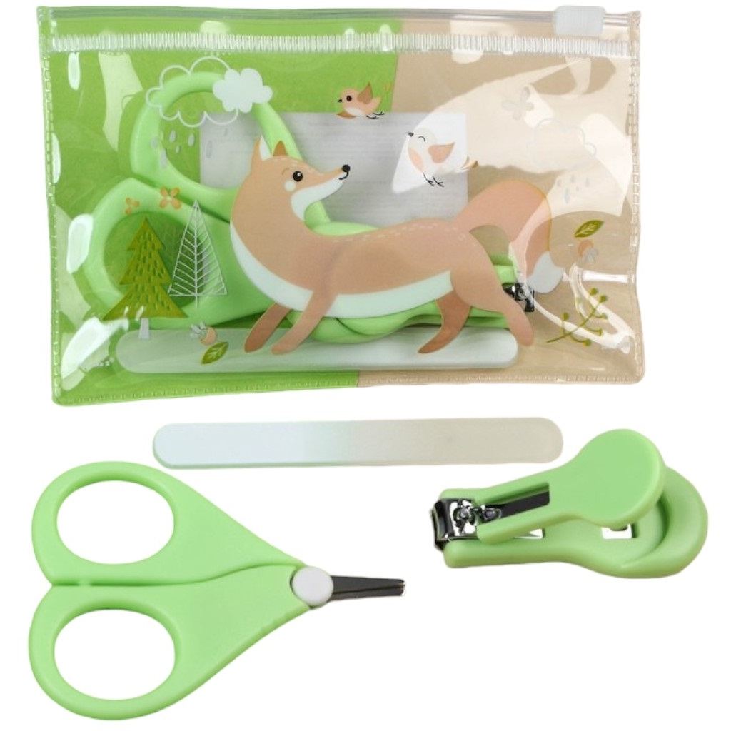 Маникюрный набор детский для самых маленьких «Лисенок» (ножницы+щипчики+пилка) 9309321