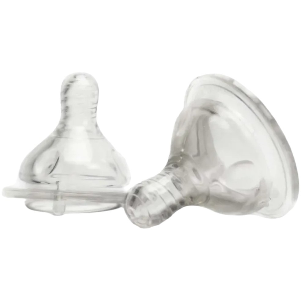 Комплект силиконовых сосок baby flow+(широкое горло) размер L,X 2 шт КК2004