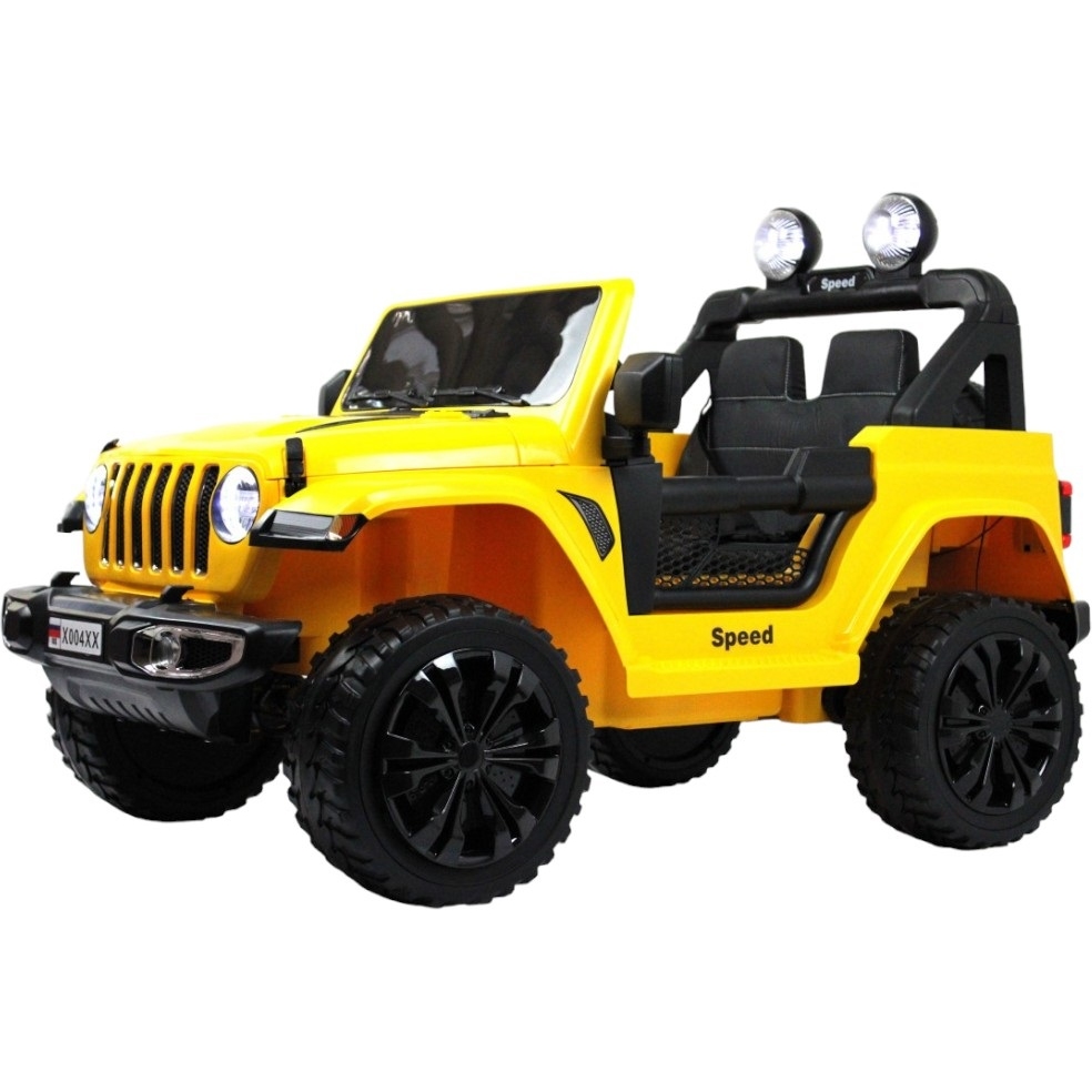 Электромобиль Jeep Rubicon (желтый) X004XX