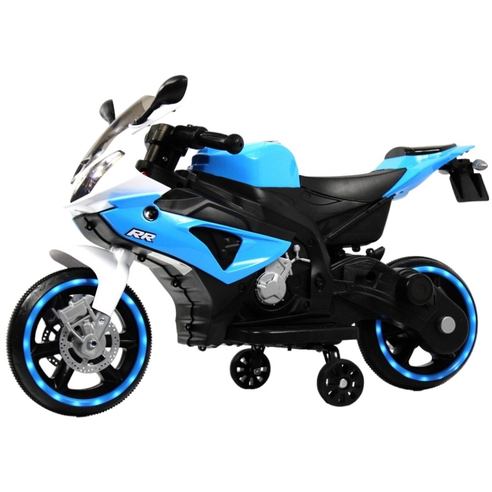 электромотоцикл (бело-синий) X002XX