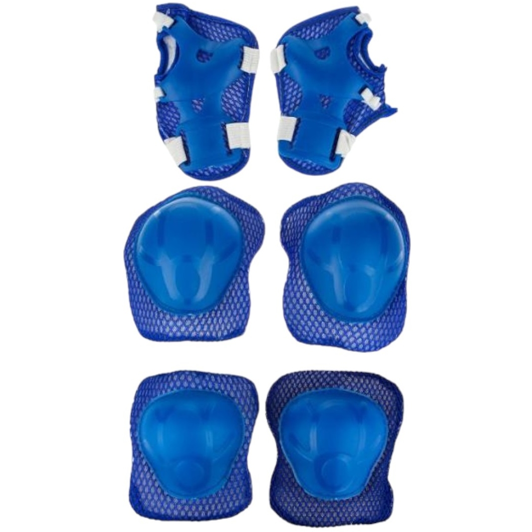 Комплект защиты (наколенники, налокотники, перчатки), синий Т19988
