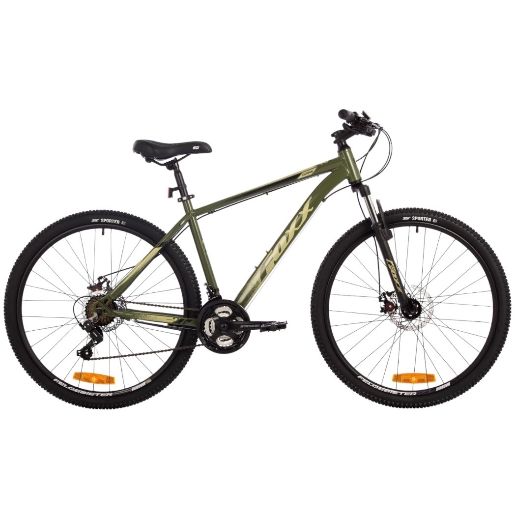 Велосипед 27.5" Foxx Caiman (зеленый, 21 скорость)