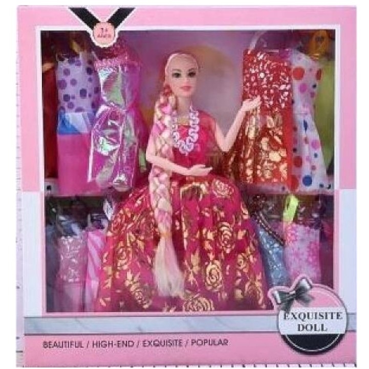 Кукла 29см с набором одежды 713-1 в кор. в кор.2*30шт 2009O394