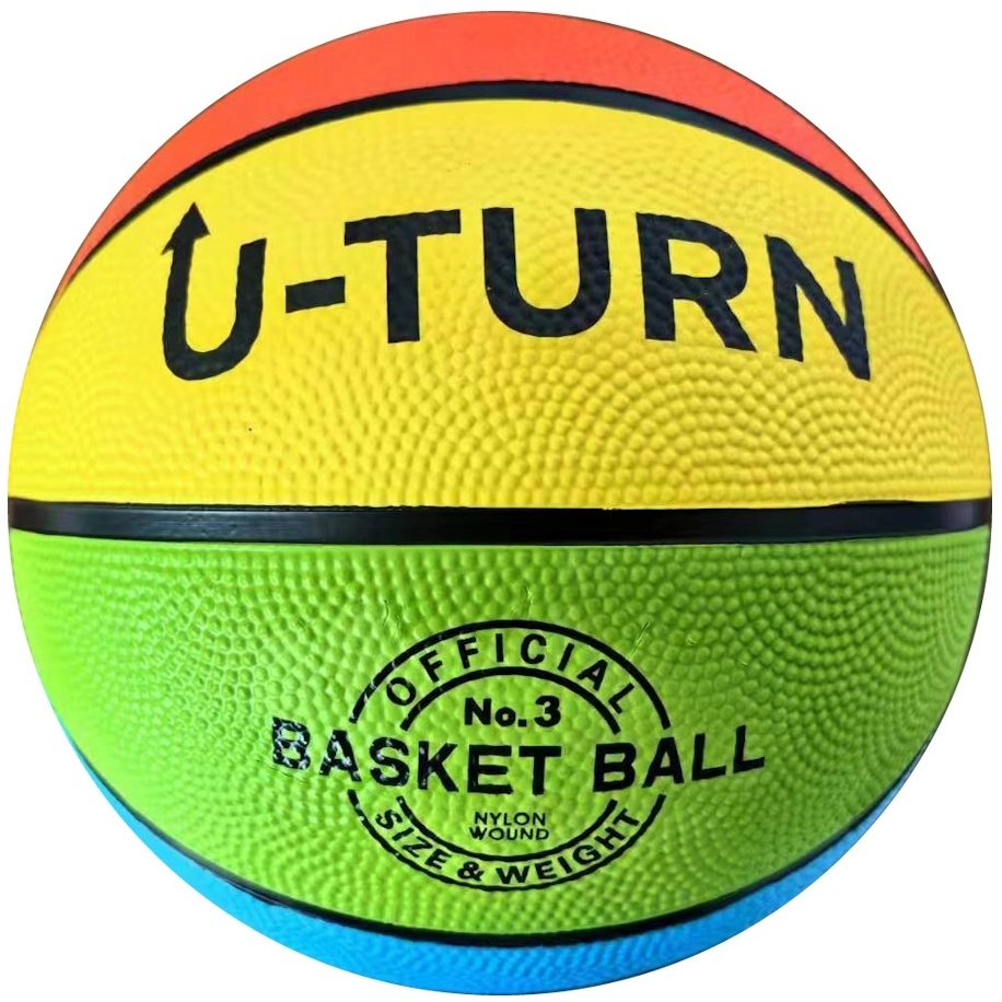 Мяч баскетбольный, цвет микс. №3, окружность 54-56см., 280-320г (Арт. МБ-2448) МБ-2448