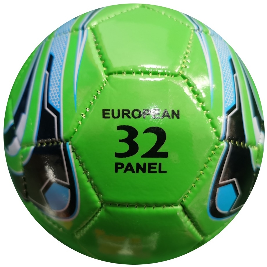 Мяч футбольный, зеленый, PVC, №2, окружность 46-48см., 140гр., (Арт. МБ-2421) МБ-2421