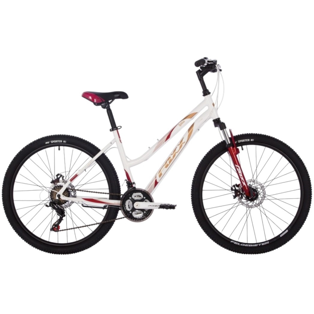 Велосипед FOXX 26" LATINA белый,сталь, размер 19" 26SHD.LATINA.19WH4