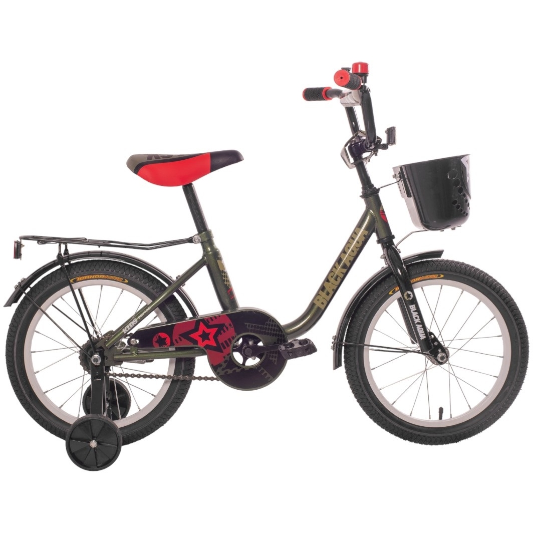 Велосипед BlackAqua 1404 (с корзиной, хаки) DK-1404