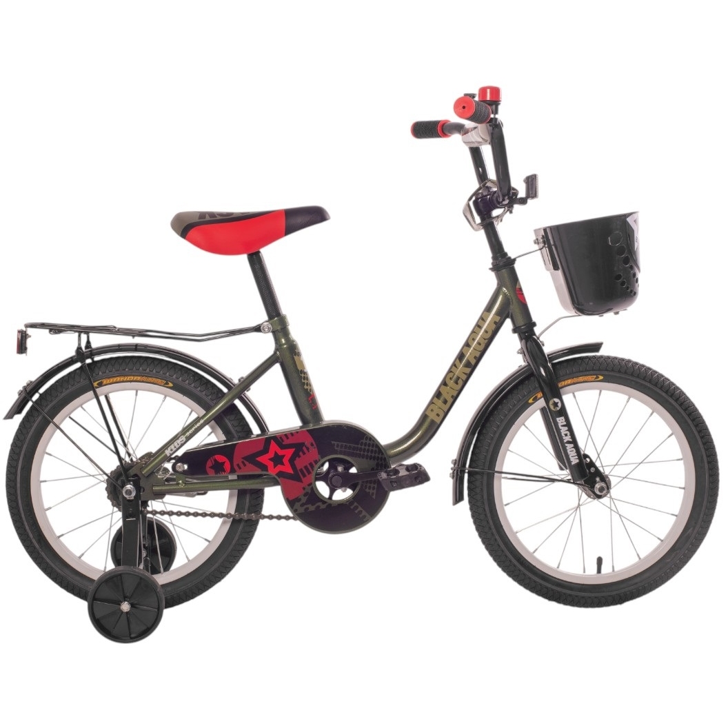Велосипед BlackAqua 1604 (с корзиной, хаки) DK-1604