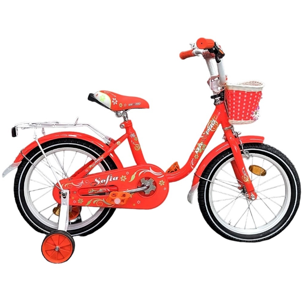 Велосипед MAXXPRO SOFIA 16 (SOFIA-N16-3 110-118 см (5-6 лет) оранжево-белый) SOFIA-N16