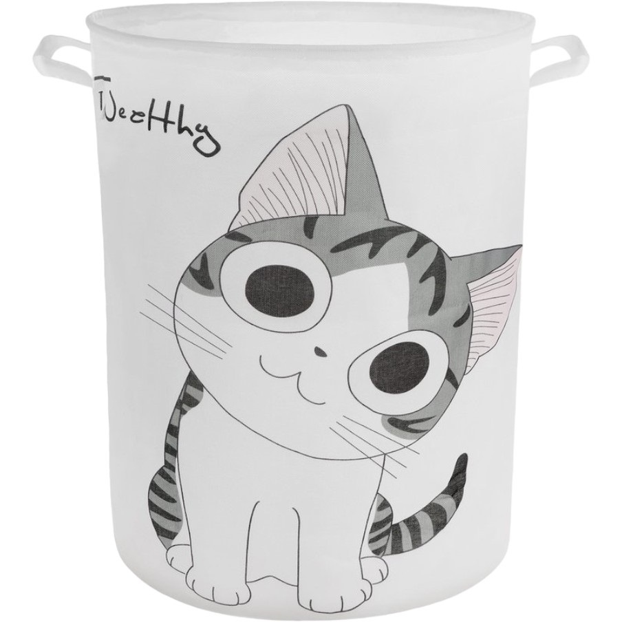 Корзина для игрушек "Котенок" с ручками (35х45 см)