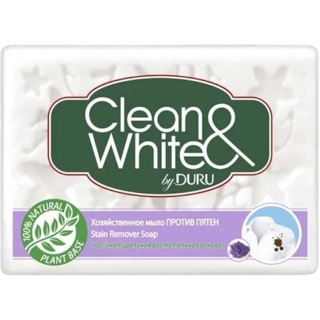 DURU CLEAN&WHITE ХОЗЯЙСТВЕННОЕ МЫЛО 120ГР ПРОТИВ ПЯТЕН