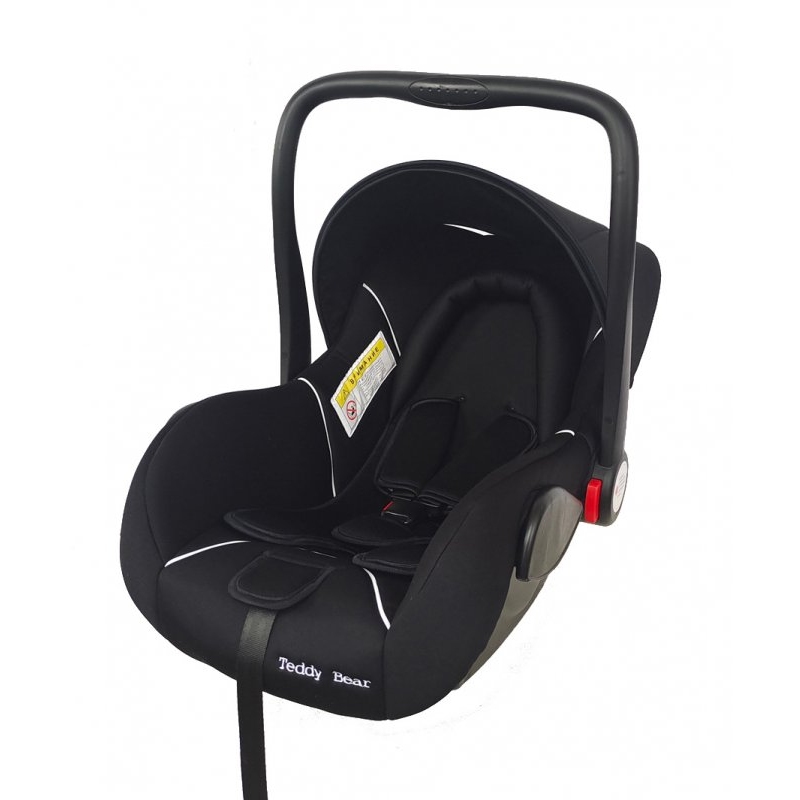 BABY CAR SEAT HB801 с подушкой вкладышем (группа 0+ от 0-13 кг.) ПР (GREY + BLACK DOT) HB801