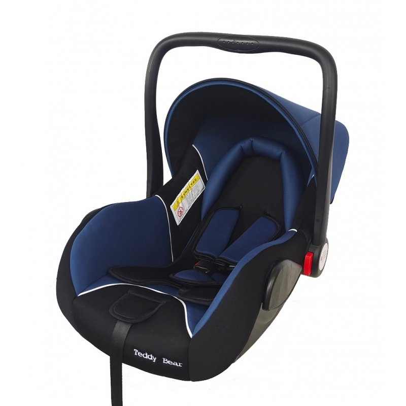 BABY CAR SEAT HB801 с подушкой вкладышем (группа 0+ от 0-13 кг.) ПР (BLACK+BLUE) HB801