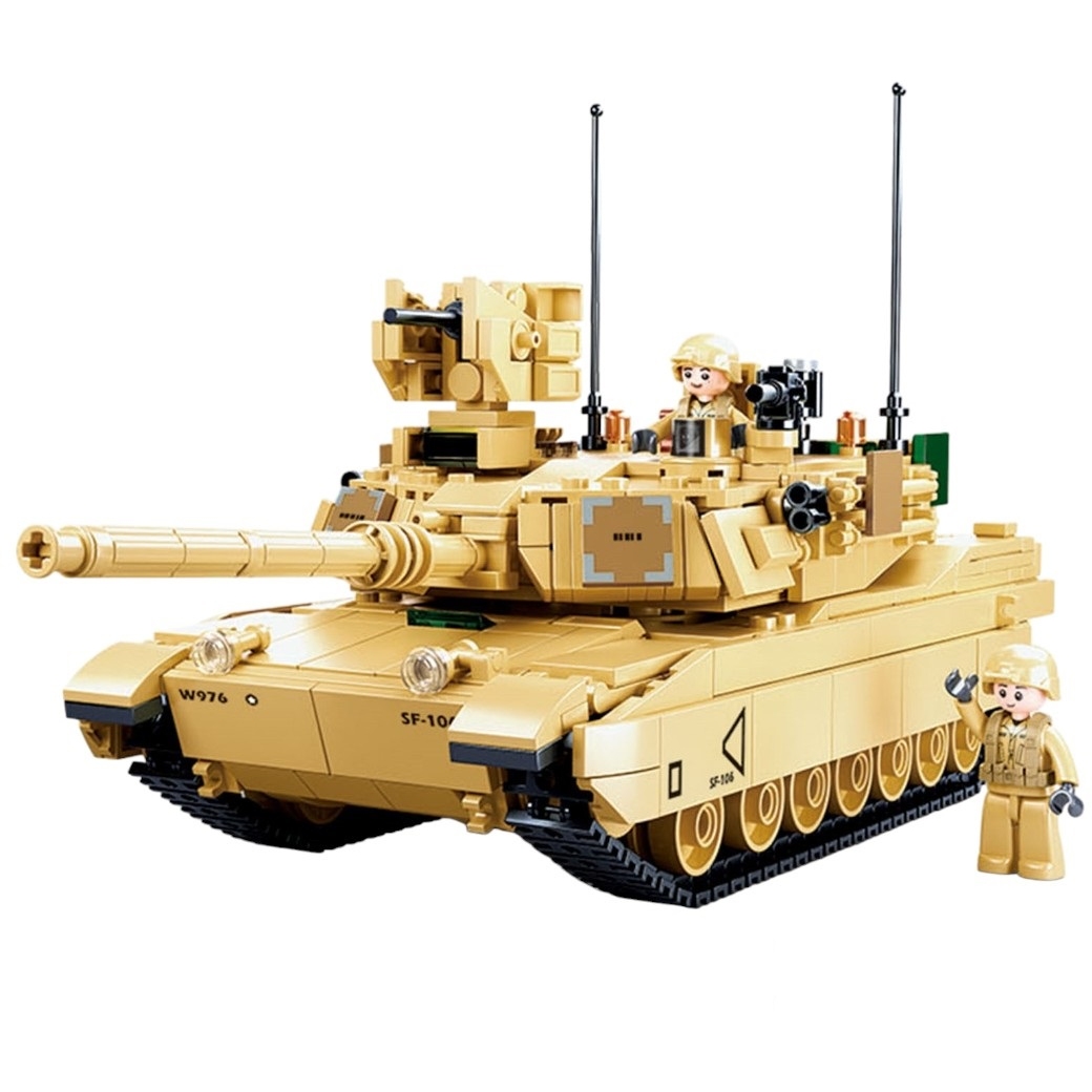 Конструктор Модельки «Танк Brown M1A2 Abrams», 781 деталь 6958130