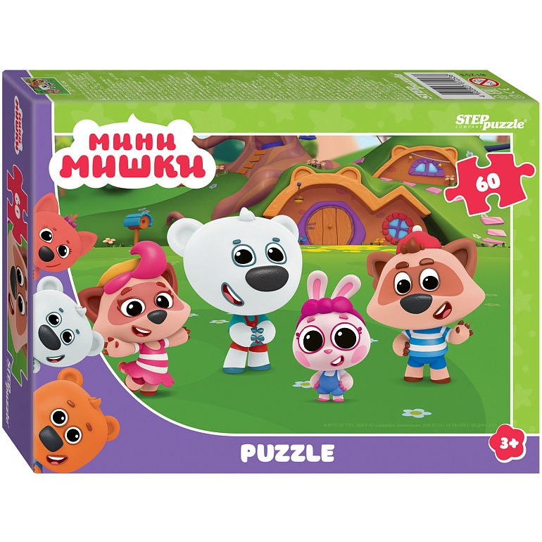 Мозаика "puzzle" 60 "Мини мишки" (0+ Медиа) 81253