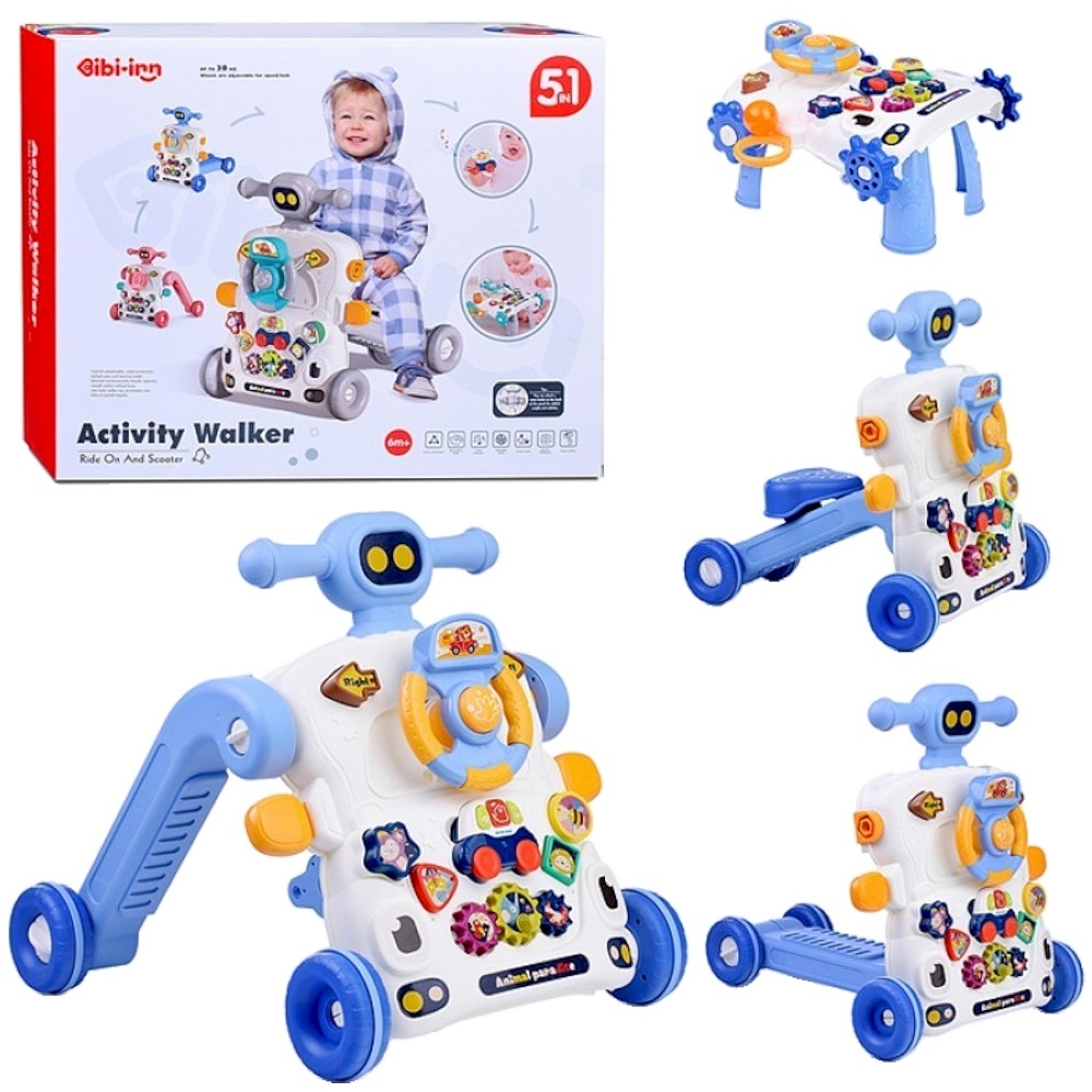 Игровой центр-Каталка "Малыш" мызыкальные, в коробке 