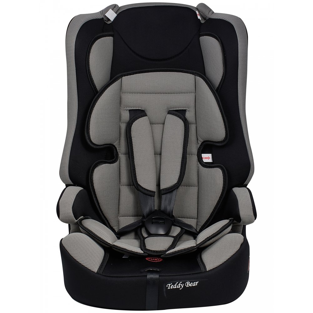 Автокресло 513 RF (Teddy Bear) ПК (в уп.1 шт.) (04/01. BLACK + GREY)