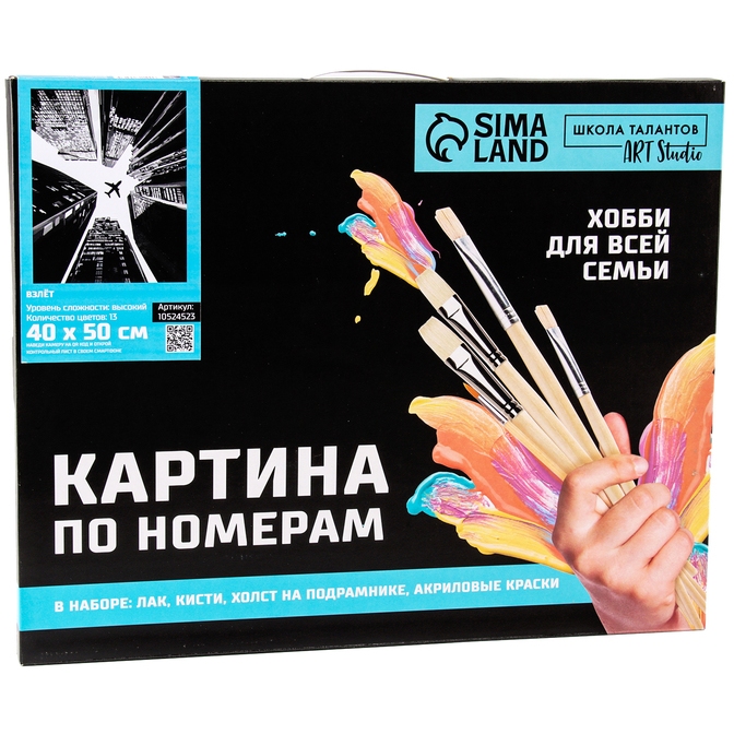 Картина по номерам на холсте "Взлёт", 40х50 см 10524523