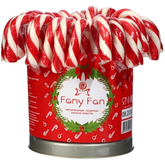 Карамель леденцовая Трость со вкусом клубники, 15 г 10071721