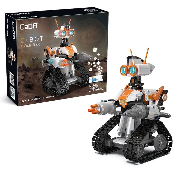 Конструктор радиоуправляемы "Робот", 462 детали (размер 24*15,3*15,6) 9653253