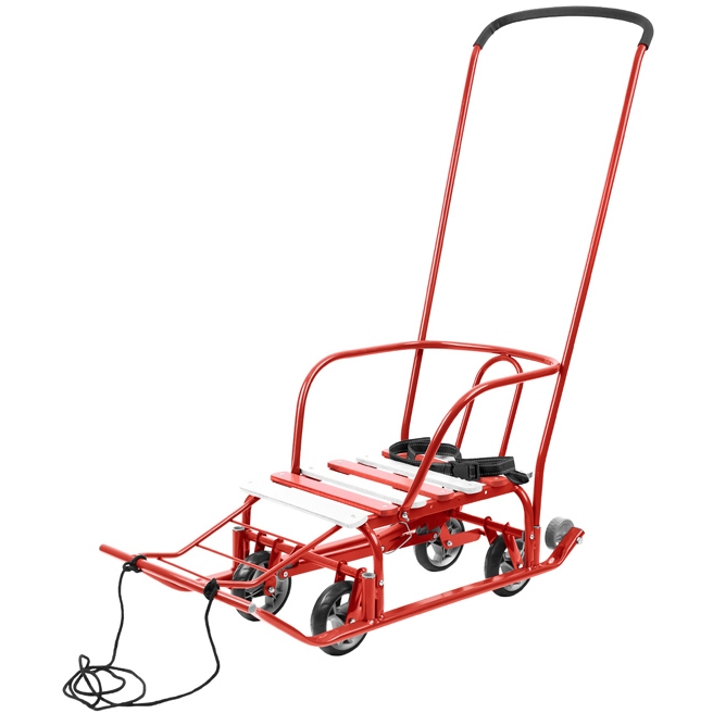 Игрушка. Санки детские "Тимка 5 универсал+" (алый) Т5У+/АЛ