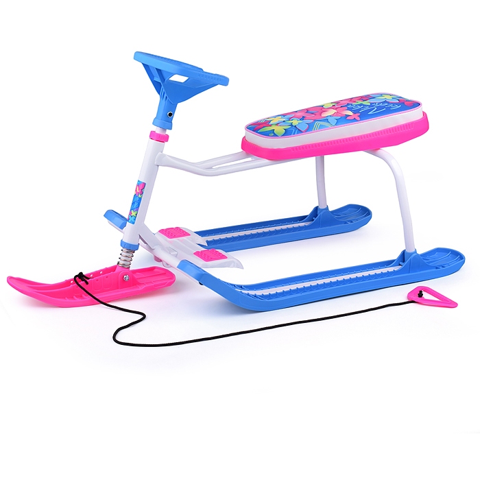 Игрушка. Снегокат "Тимка спорт 1+" (с бабочками 3 D) ТС1+/БО