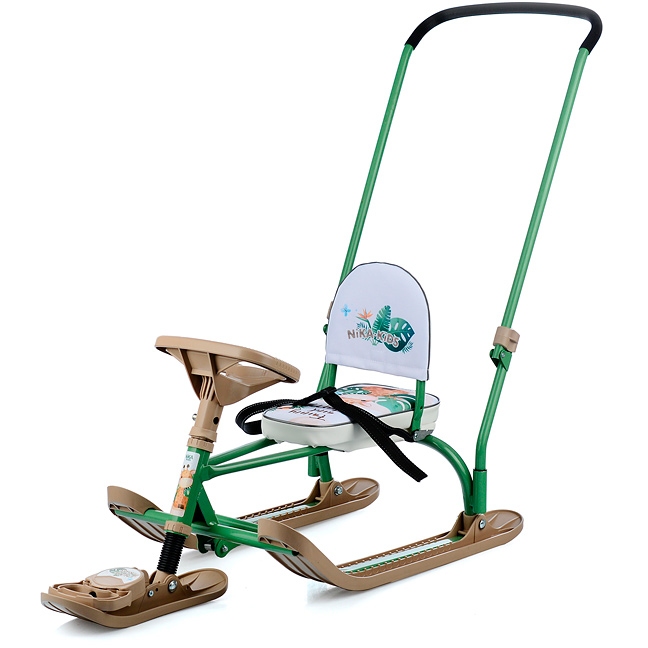 Игрушка. Снегокат "Twiny2+" (с жирафиком) TW2+/Ж