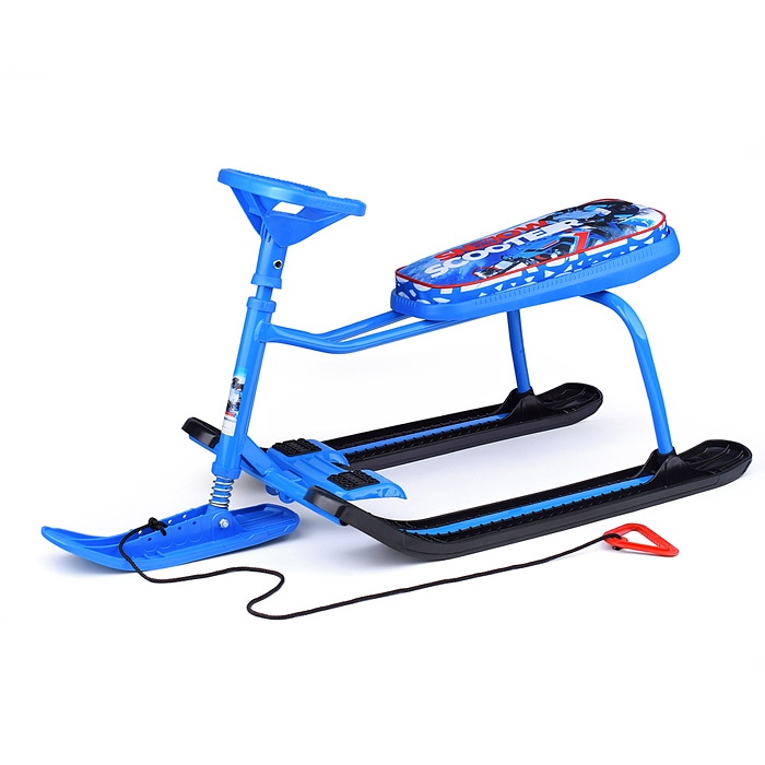 Игрушка. Снегокат "Тимка спорт 1+" (Гонки черный каркас) ТС1+/Г