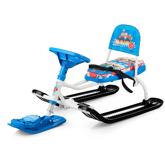 Игрушка. Снегокат "Тимка спорт 4-1" (с машинками) ТС4-1/БГ