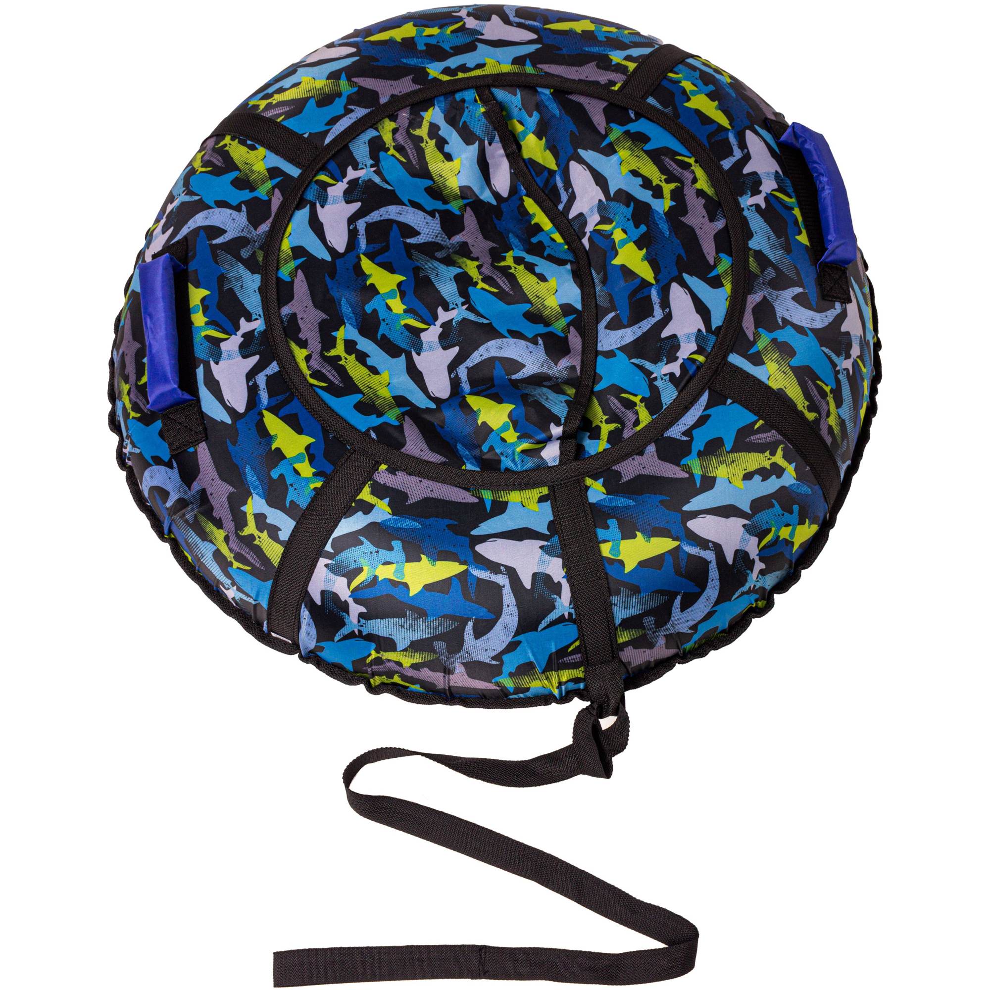 Комплект Ватрушка Вихрь Оксфорд принты 110 + камера (морские хищники)