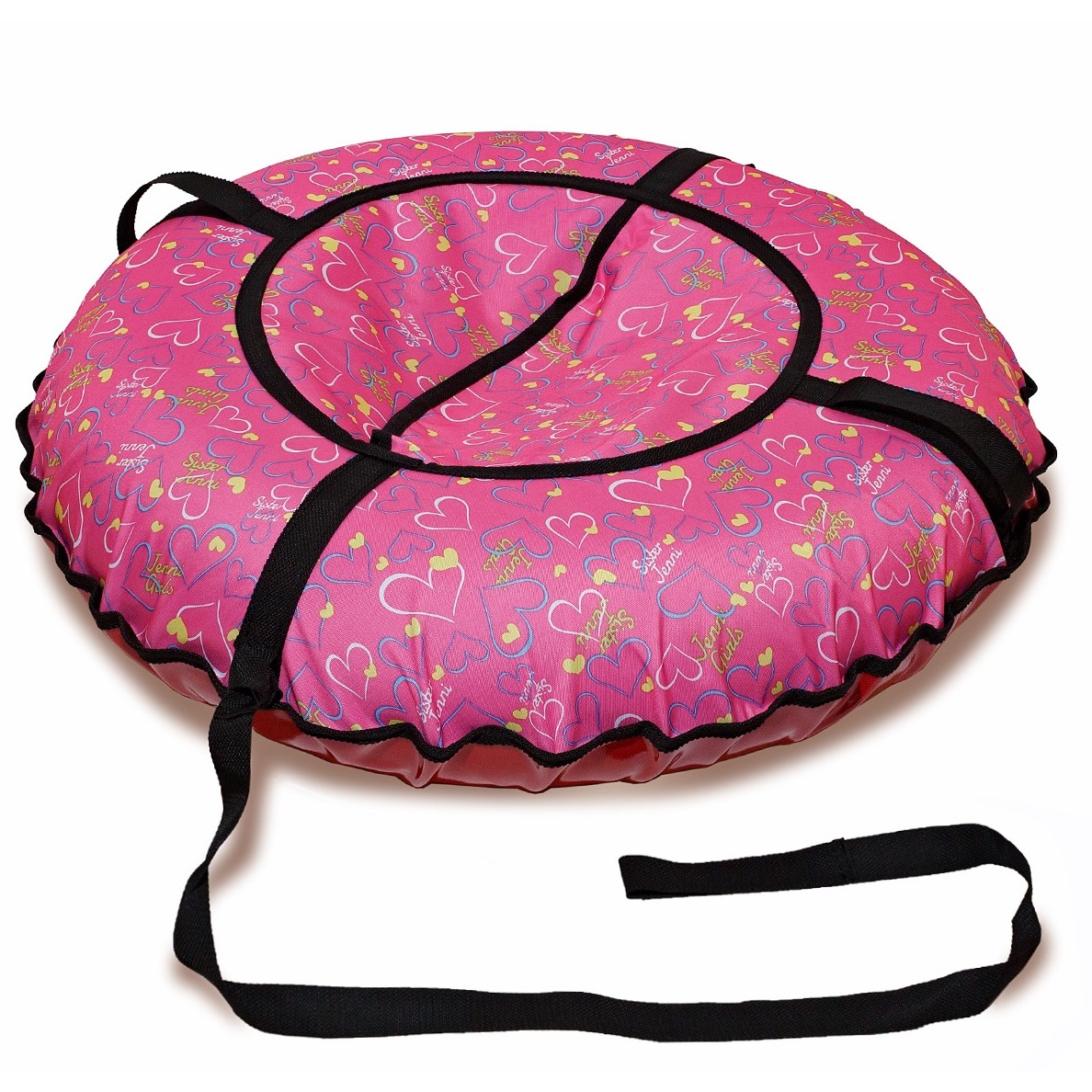 Комплект Ватрушка Вихрь Оксфорд принты 110 + камера (сердечки)